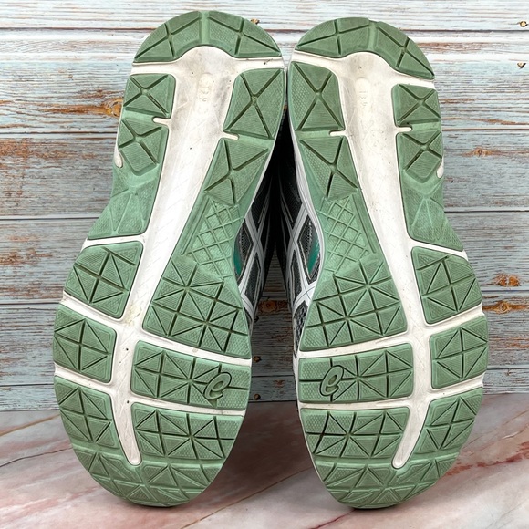 ASICS Gel-Contend 3 Women’s Running Shoe in Grey/Teal/White - Picture 8 of 10